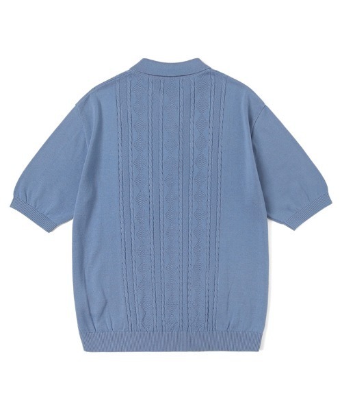 MAHAGRID（マハグリッド）の「【mahagrid】CABLE KNIT POLO