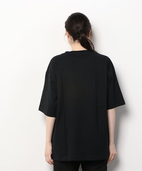 Duck Dude（ダックデュード）の「DUCK DUDE/ダックデュード ビッグシルエット トラックレースプリントTシャツ（Tシャツ/カットソー・レディース・ホワイト/ブラック/ブラック系その他/ホワイト系その他・M/L/XL）」の7枚目の写真