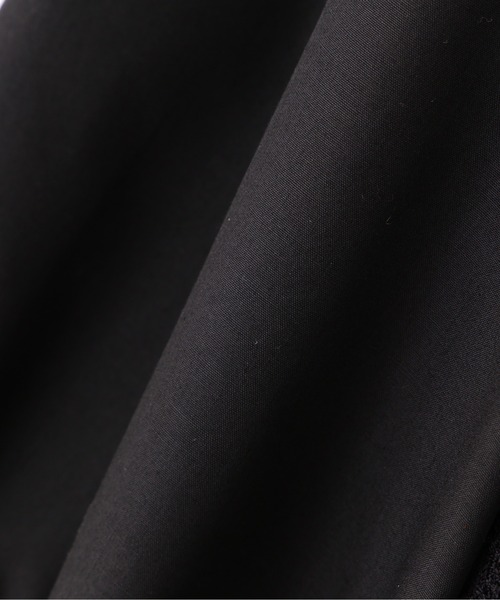 N.(N. Natural Beauty Basic)(エヌエヌナチュラルビューティーベーシック)の「◆布帛ドッキングニット(ニット/セーター・レディース・ブラック/オフホワイト/イエロー・MEDIUM)」の16枚目の写真