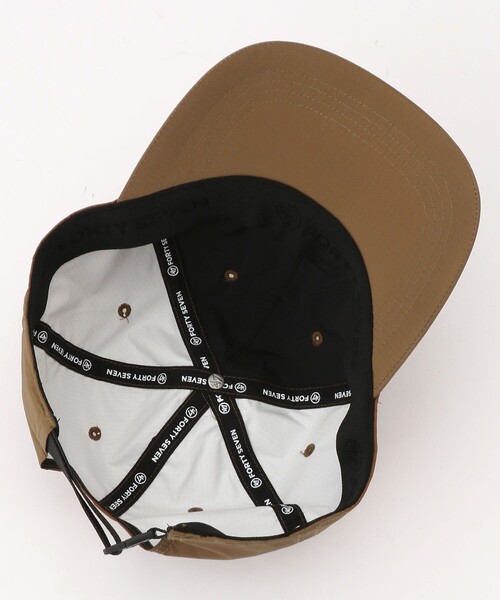 NANGA（ナンガ）の「NANGA/ナンガ NANGA×&47 AURORA CAP / ナンガ×47 オーロラキャップ（キャップ・メンズ・ブラック/オリーブ/キャメル/ナチュラル/ネイビー・ONE SIZE）」の13枚目の写真