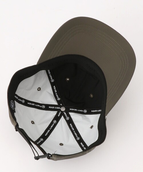 NANGA（ナンガ）の「NANGA/ナンガ NANGA×&47 AURORA CAP / ナンガ×47 オーロラキャップ（キャップ・メンズ・ブラック/オリーブ/キャメル/ナチュラル/ネイビー・ONE SIZE）」の12枚目の写真