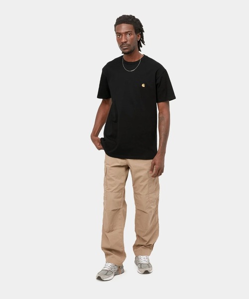 Carhartt WIP(カーハートダブリューアイピー)の「【Carhartt WIP】S/S CHASE T-SHIRT(Tシャツ/カットソー・メンズ・ホワイト/ブラック/ブルー/パープル/マスタード/グリーン・MEDIUM/X-LARGE/LARGE)」の19枚目の写真