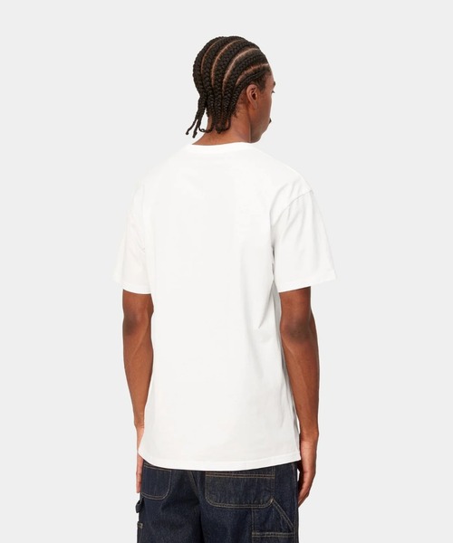 Carhartt WIP(カーハートダブリューアイピー)の「【Carhartt WIP】S/S CHASE T-SHIRT(Tシャツ/カットソー・メンズ・ホワイト/ブラック/ブルー/パープル/マスタード/グリーン・MEDIUM/X-LARGE/LARGE)」の16枚目の写真