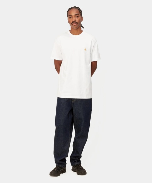 Carhartt WIP(カーハートダブリューアイピー)の「【Carhartt WIP】S/S CHASE T-SHIRT(Tシャツ/カットソー・メンズ・ホワイト/ブラック/ブルー/パープル/マスタード/グリーン・MEDIUM/X-LARGE/LARGE)」の17枚目の写真
