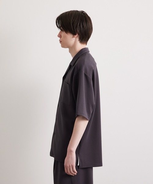 JUNRED(ジュンレッド)の「エアシルケット開襟半袖シャツ(シャツ/ブラウス・メンズ・ブルー/ベージュ/チャコールグレー・L/M/LL)」の19枚目の写真