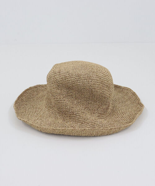 SUBLIME（サブライム）の「【SUBLIME/サブライム】PAPER CROCHE BALL HAT（ハット・レディース・ブラック/ベージュ・FREE）」の6枚目の写真