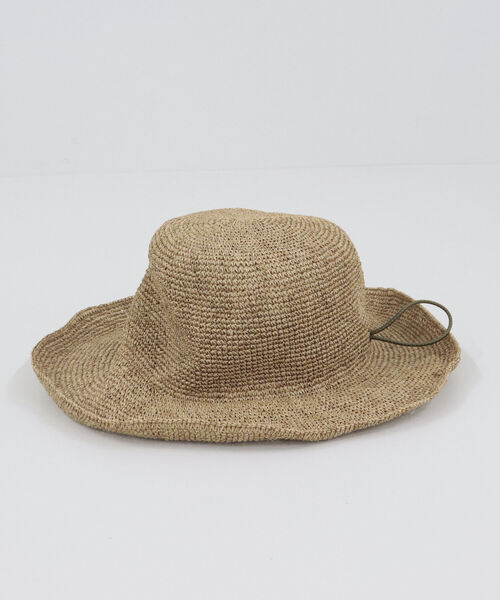 SUBLIME（サブライム）の「【SUBLIME/サブライム】PAPER CROCHE BALL HAT（ハット・レディース・ブラック/ベージュ・FREE）」の7枚目の写真