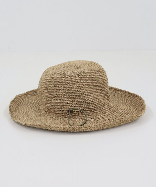 SUBLIME（サブライム）の「【SUBLIME/サブライム】PAPER CROCHE BALL HAT（ハット・レディース・ブラック/ベージュ・FREE）」の8枚目の写真