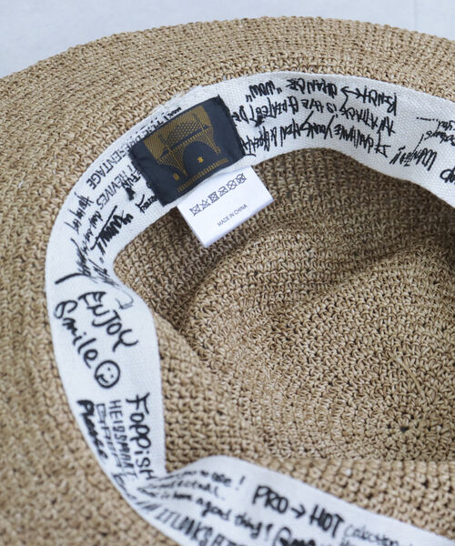 SUBLIME（サブライム）の「【SUBLIME/サブライム】PAPER CROCHE BALL HAT（ハット・レディース・ブラック/ベージュ・FREE）」の14枚目の写真