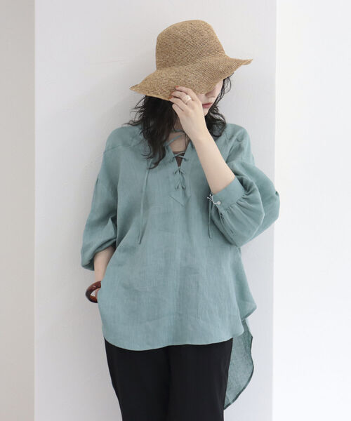 SUBLIME（サブライム）の「【SUBLIME/サブライム】PAPER CROCHE BALL HAT（ハット・レディース・ブラック/ベージュ・FREE）」の18枚目の写真