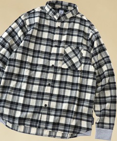 ２WAYスナップボタンチェックシャツ