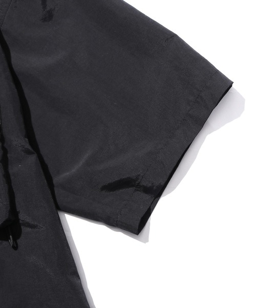 WILD THINGS（ワイルドシングス）の「WILDTHINGS/ワイルドシングス SUPPLEX CAMP SHIRT キャンプシャツ 開襟（シャツ/ブラウス・メンズ・ネイビー/ブラック・M/XL/L/S）」の3枚目の写真