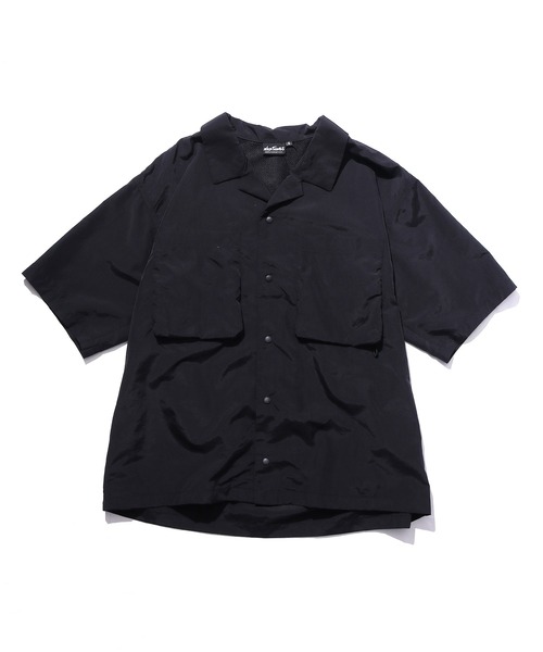 WILD THINGS（ワイルドシングス）の「WILDTHINGS/ワイルドシングス SUPPLEX CAMP SHIRT キャンプシャツ 開襟（シャツ/ブラウス・メンズ・ネイビー/ブラック・M/XL/L/S）」の9枚目の写真