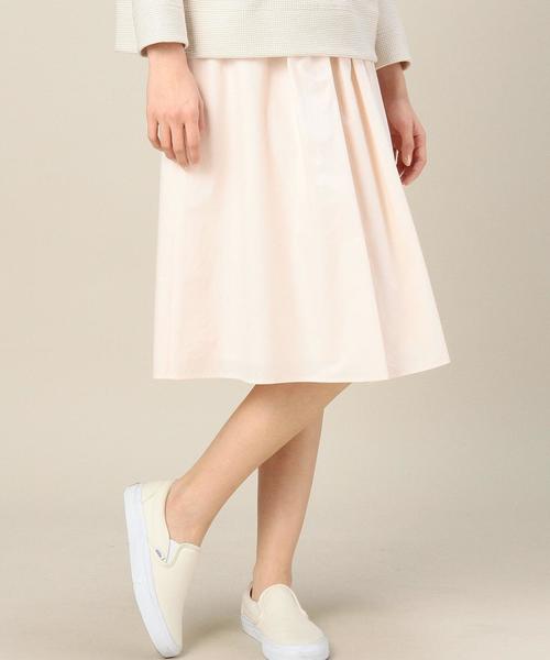BEAUTY&YOUTH UNITED ARROWS（ビューティーアンドユースユナイテッドアローズ）の「BYSF タイプライターギャザースカート◆（スカート・レディース・オフホワイト/ライトピンク/ダークグリーン/ネイビー/コバルトブルー/ホワイト・フリー）」の6枚目の写真