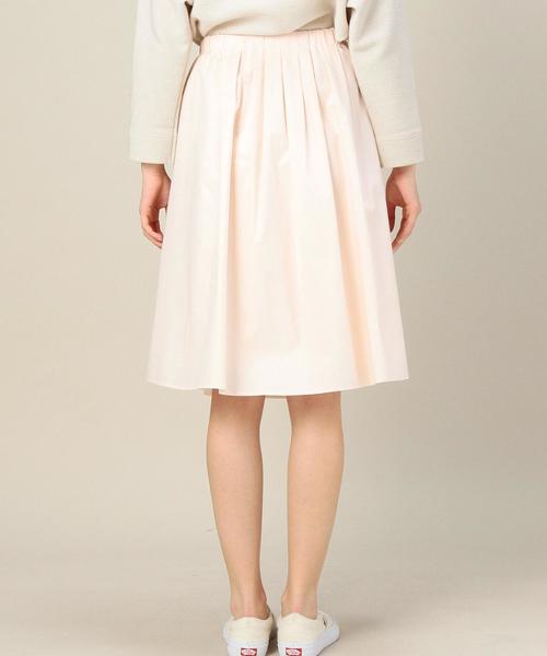 BEAUTY&YOUTH UNITED ARROWS（ビューティーアンドユースユナイテッドアローズ）の「BYSF タイプライターギャザースカート◆（スカート・レディース・オフホワイト/ライトピンク/ダークグリーン/ネイビー/コバルトブルー/ホワイト・フリー）」の12枚目の写真