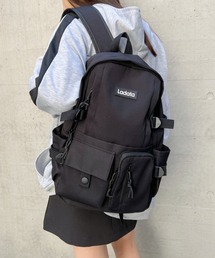 ユニセックス 無地 シンプル カジュアル リュック/バックパック