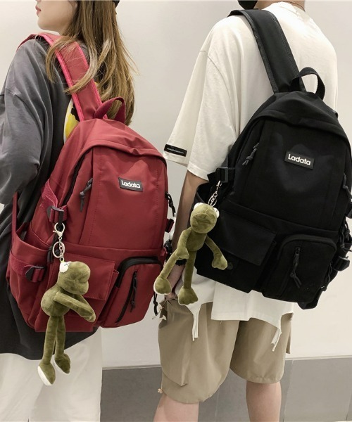 CLEA(クレア)の「ユニセックス 無地 シンプル カジュアル リュック/バックパック(バックパック/リュック・レディース・ホワイト/ブラック/ブルー/レッド/カーキ・FREE)」の21枚目の写真