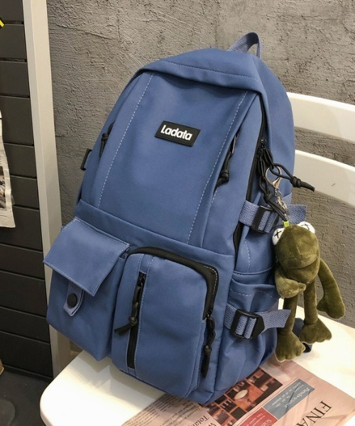 CLEA(クレア)の「ユニセックス 無地 シンプル カジュアル リュック/バックパック(バックパック/リュック・レディース・ホワイト/ブラック/ブルー/レッド/カーキ・FREE)」の18枚目の写真