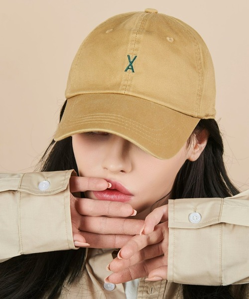 【韓国 VARZAR】ロゴオーバーフィットチノキャップ VARZAR（バザール）の「VARZAR(バザール)/Logo Over Fit Chino