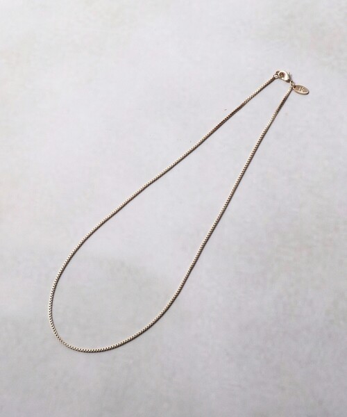 tk.TAKEO KIKUCHI(ティーケータケオキクチ)の「◆シングルチェーンネックレス(ネックレス・メンズ・ブラック/シルバー/ゴールド・00)」の3枚目の写真