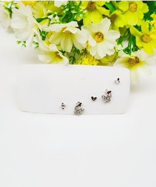 Ritomo De Ricco（リトモ・デ・リコ）の「シルバー925ポスト　バタフライピアスセット（ピアス（両耳用）・レディース・A/B・FREE）」の9枚目の写真