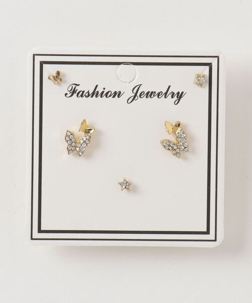 Ritomo De Ricco（リトモ・デ・リコ）の「シルバー925ポスト　バタフライピアスセット（ピアス（両耳用）・レディース・A/B・FREE）」の11枚目の写真