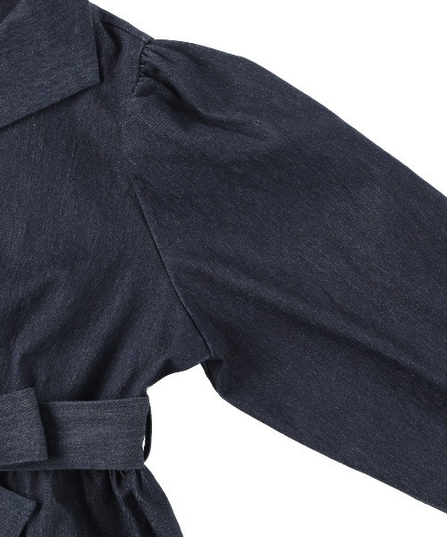 MIRO AMURETTE（ミロアミュレット）の「paris denim jacket/ペプラムデニムジャケット（デニムジャケット・レディース・ネイビー・FREE）」の11枚目の写真