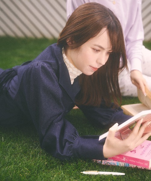 MIRO AMURETTE（ミロアミュレット）の「paris denim jacket/ペプラムデニムジャケット（デニムジャケット・レディース・ネイビー・FREE）」の18枚目の写真