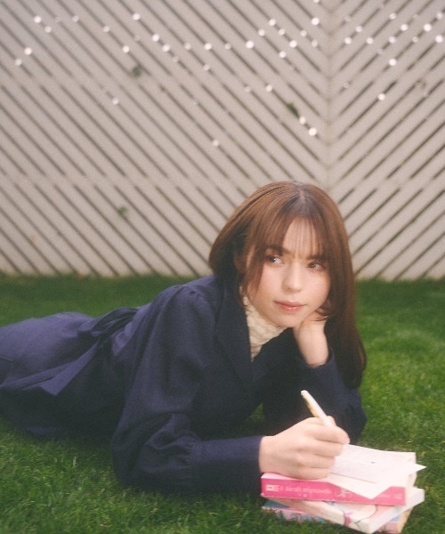 MIRO AMURETTE（ミロアミュレット）の「paris denim jacket/ペプラムデニムジャケット（デニムジャケット・レディース・ネイビー・FREE）」の16枚目の写真