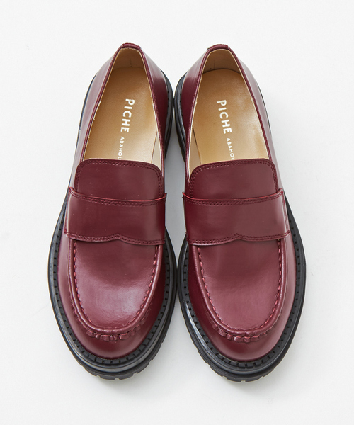 PICHE ABAHOUSE（ピシェ アバハウス）の「【晴雨兼用】厚底ローファー（ローファー・レディース・ホワイト/ボルドー/カーキ/ブラック・L/M/S）」の21枚目の写真