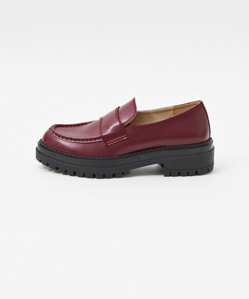 PICHE ABAHOUSE（ピシェ アバハウス）の「【晴雨兼用】厚底ローファー（ローファー・レディース・ホワイト/ボルドー/カーキ/ブラック・L/M/S）」の19枚目の写真