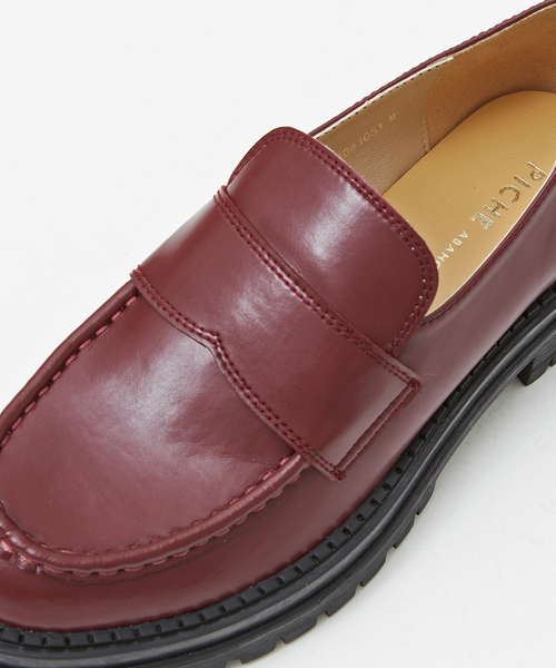 PICHE ABAHOUSE（ピシェ アバハウス）の「【晴雨兼用】厚底ローファー（ローファー・レディース・ホワイト/ボルドー/カーキ/ブラック・L/M/S）」の18枚目の写真