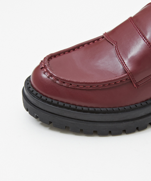 PICHE ABAHOUSE（ピシェ アバハウス）の「【晴雨兼用】厚底ローファー（ローファー・レディース・ホワイト/ボルドー/カーキ/ブラック・L/M/S）」の17枚目の写真