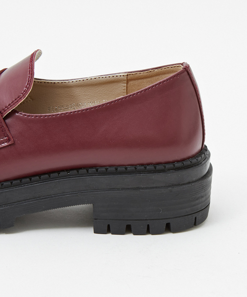 PICHE ABAHOUSE（ピシェ アバハウス）の「【晴雨兼用】厚底ローファー（ローファー・レディース・ホワイト/ボルドー/カーキ/ブラック・L/M/S）」の16枚目の写真