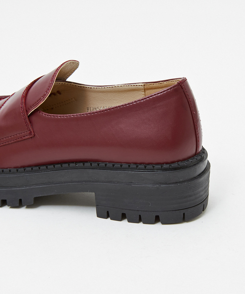 PICHE ABAHOUSE（ピシェ アバハウス）の「【晴雨兼用】厚底ローファー（ローファー・レディース・ホワイト/ボルドー/カーキ/ブラック・L/M/S）」の15枚目の写真