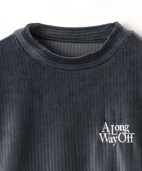 179/WG(イチナナキュウダブルジー)の「2WAYベロアチュニックロンTEE(Tシャツ/カットソー・レディース・ブルー/グレー/オフホワイト・FREE)」の8枚目の写真