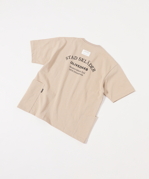 OLIVEDRAB CARRY PKT-Tシャツ（Tシャツ/カットソー）｜B.C STOCK
