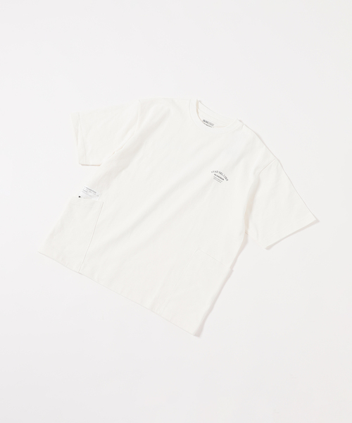 B.C STOCK(ベーセーストック)の「OLIVEDRAB CARRY PKT-Tシャツ(Tシャツ/カットソー・メンズ・ホワイト/カーキ/アイボリー/スミクロ・MEDIUM/LARGE/X-LARGE)」の18枚目の写真