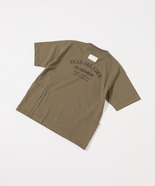 B.C STOCK(ベーセーストック)の「OLIVEDRAB CARRY PKT-Tシャツ(Tシャツ/カットソー・メンズ・ホワイト/カーキ/アイボリー/スミクロ・MEDIUM/LARGE/X-LARGE)」の20枚目の写真