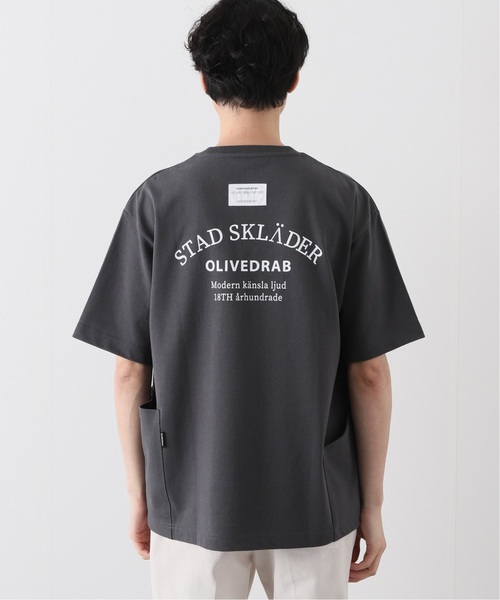 【つ】サルセーション　べースボールTシャツとグレーTシャツセット OLIVEDRAB CARRY PKT-Tシャツ（Tシャツ/カットソー）｜B.C STOCK