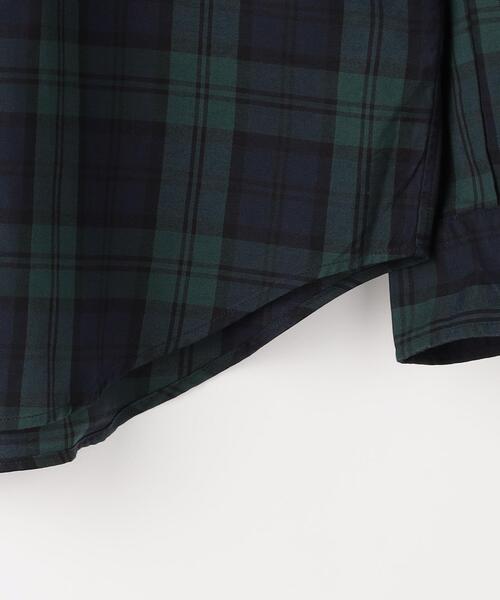 green label relaxing（グリーンレーベルリラクシング）の「FINE BASIC ピンオックス/チェック BIG ボタンダウン シャツ（シャツ/ブラウス・メンズ・ホワイト/ベージュ/ネイビー・S/M/L/XL）」の14枚目の写真