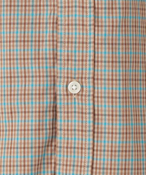 green label relaxing（グリーンレーベルリラクシング）の「FINE BASIC ピンオックス/チェック BIG ボタンダウン シャツ（シャツ/ブラウス・メンズ・ホワイト/ベージュ/ネイビー・S/M/L/XL）」の17枚目の写真