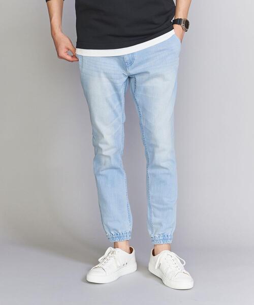 BEAUTY&YOUTH UNITED ARROWS(ビューティーアンドユースユナイテッドアローズ)の「【WEB限定 WARDROBE SMART】スキン デニム スキニー ジョガー(デニムパンツ・メンズ・ライトブルー/ブラック/コバルトブルー・S/M/L/XL)」の8枚目の写真