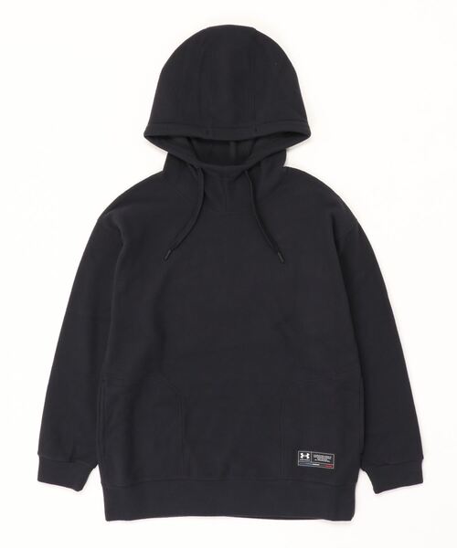UNDER ARMOUR(アンダーアーマー)の「アンダーアーマー UA MICRO FLEECE PULL OVER HOODIE(パーカー・レディース・スモークピンク/ブラック/ベージュ・L/S/M/XL)」の2枚目の写真