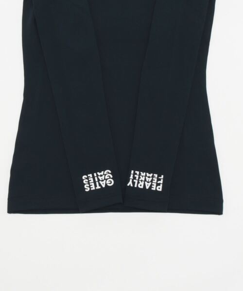 PEARLY GATES(パーリーゲイツ)の「【PEARLY GATES】BEATRIX PLUS長袖ハイネックカットソー プルオーバー<グラデーションロゴ>(Tシャツ/カットソー・レディース・ホワイト/ネイビー・SMALL/MEDIUM/LARGE/X-SMALL)」の4枚目の写真