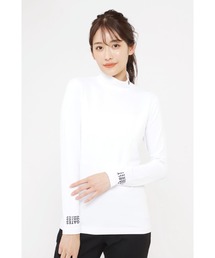 PEARLY GATES | 【PEARLY GATES】BEATRIX PLUS長袖ハイネックカットソー プルオーバー＜グラデーションロゴ＞(Tシャツ/カットソー)