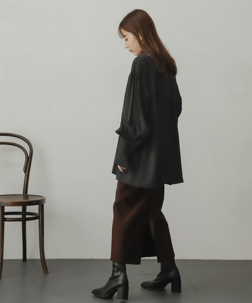 SENSE OF PLACE by URBAN RESEARCH(センスオブプレイスバイアーバンリサーチ)の「2WAYタイツキチュニック(シャツ/ブラウス・レディース・ブラック/ミント/オフホワイト・ONE)」の21枚目の写真