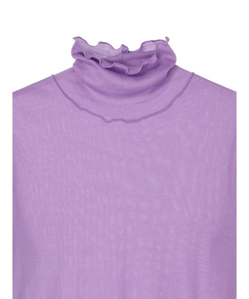 earth music&ecology（アースミュージックアンドエコロジー）の「シアータートルメロープルオーバー（Tシャツ/カットソー・レディース・ブラック/ベージュ/パープル/オフホワイト/オレンジ/グリーン・S/M）」の17枚目の写真