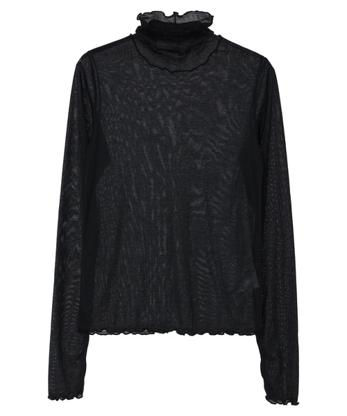 earth music&ecology（アースミュージックアンドエコロジー）の「シアータートルメロープルオーバー（Tシャツ/カットソー・レディース・ブラック/ベージュ/パープル/オフホワイト/オレンジ/グリーン・S/M）」の18枚目の写真