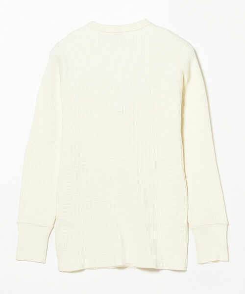 Healthknit(ヘルスニット)の「Healthknit / Heavy waffle Henley Neck T-shirt(ニット/セーター・メンズ・オフホワイト/ブラック系その他4・SMALL/MEDIUM/LARGE/X-LARGE)」の14枚目の写真